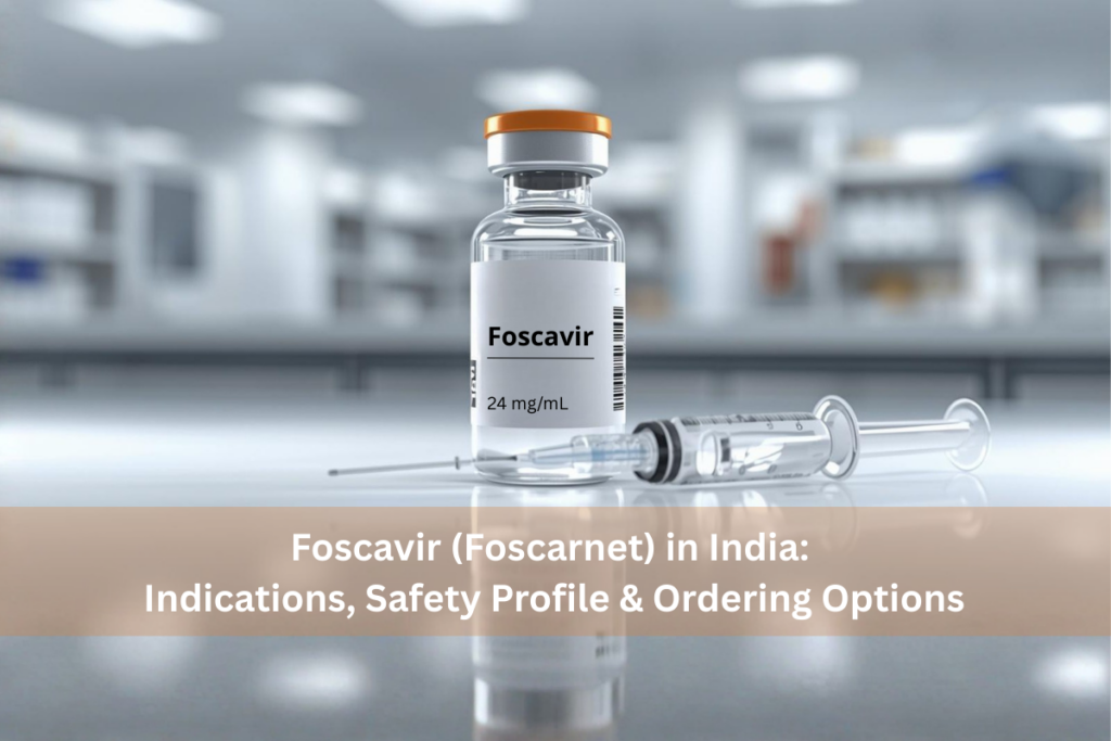 Foscavir (Foscarnet) in India Indications, Safety Profile & Ordering Options